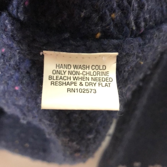 Hollister Co. Fair Isle Wool Blend Sweater Blue M - Picture 7 of 7